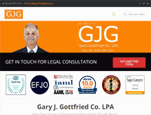 Tablet Screenshot of gottfriedlaw.com